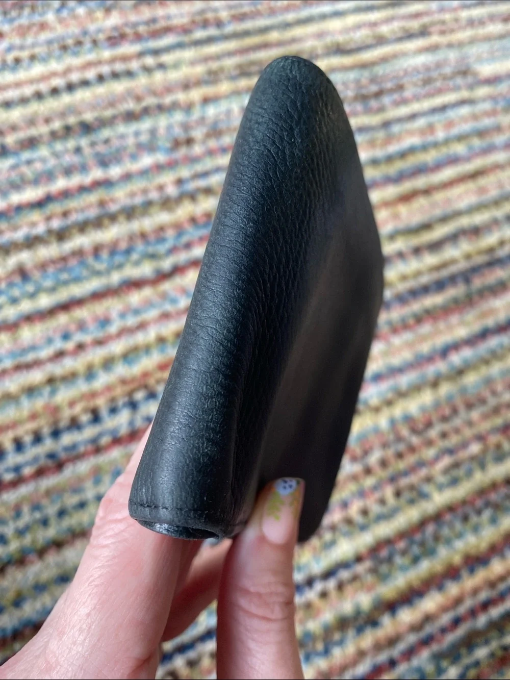 Polo Ralph Lauren black leather bifold wallet